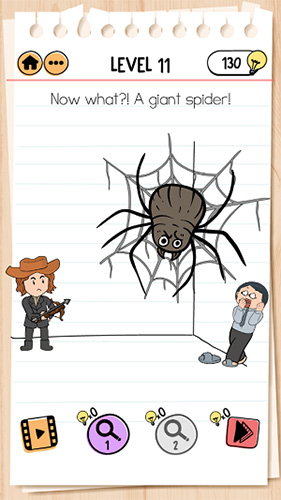 Brain Test 2怪物和猎人乔第11关怎么过 击败巨型蜘蛛攻略